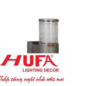 Đèn led vách hành lang Hufa - IP54 Ø90*W110*H230, E27*1, vỏ màu Xám