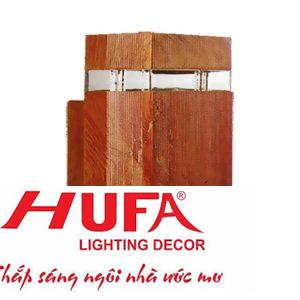 Đèn led vách hành lang Hufa - IP54 L100*W100*H165, E27*1, vỏ màu Gỗ
