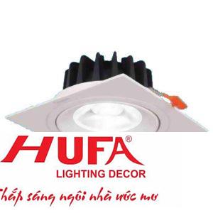 Đèn downlight âm trần hợp kim nhôm cao cấp vuông Ø92*H55-7W, khoét lỗ 75