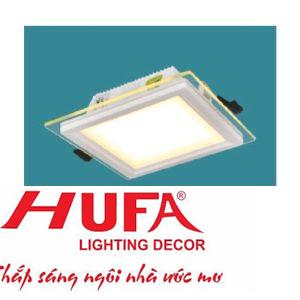 Đèn âm trần kiếng vuông 6W
