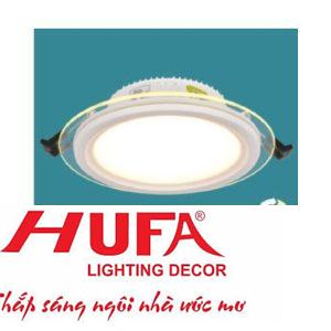 Đèn âm trần kiếng tròn 3 chế độ ánh sáng 9W