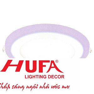 Đèn âm trần siêu mỏng đổi màu tròn Ø145*H20-3+6W, 3 chế độ ánh sáng, khoét lỗ Ø110