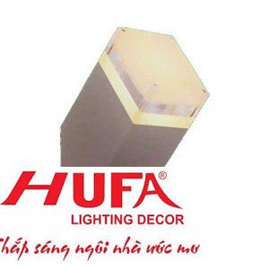 Đèn led vách hành lang Hufa - IP54 Ø90*W130*H240, 6W, 3 chế độ ánh sáng, vỏ màu Xám