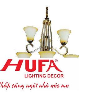 Đèn chùm chao ngọc Ø700*H800+400, E27*9