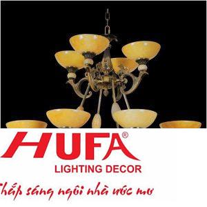 Đèn chùm đồng Ø1000*H850+450, E27*12+3