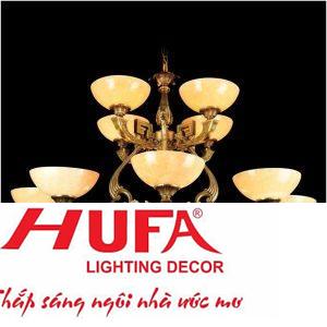 Đèn chùm đồng Ø1000*H780+450, E27*12+3