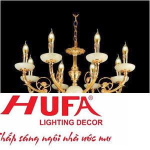 Đèn chùm đồng Ø700*H560+450, E14*8