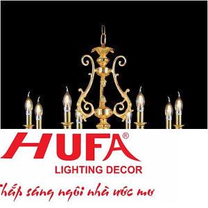 Đèn chùm đồng Ø820*H640+450, E14*8
