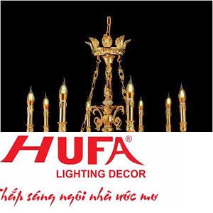 Đèn chùm đồng Ø850*H800+450, E14*11