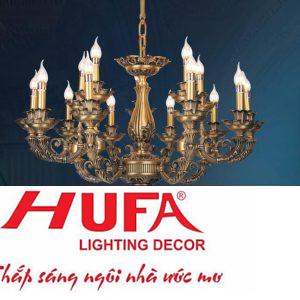 Đèn chùm đồng Hufa Ø860*H620+450, E14*15