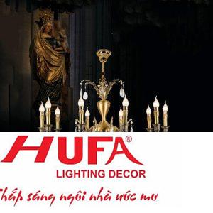 Đèn chùm đồng Hufa Ø750*H600+450, E14*12