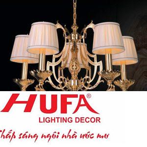 Đèn chùm đồng Hufa Ø620*H540+450, E14*5