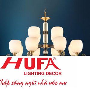 Đèn chùm đồng Hufa Ø950*H620+450, E27*12 + LED 24W - 4000K