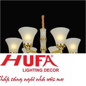 Đèn chùm đồng Ø820*H400+450, E27*6