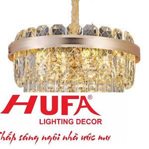 Đèn chùm pha lê Hufa Ø500*H250 - E14*9