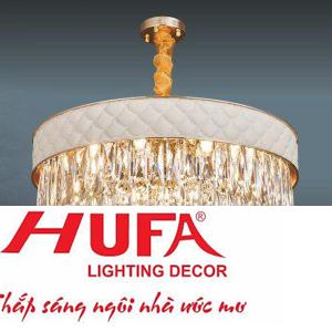 Đèn chùm pha lê Hufa Ø800*H300 + 350 - E14*18