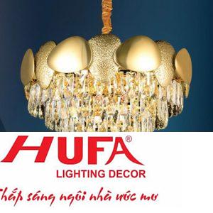 Đèn chùm pha lê Hufa Ø600*H260 - E14*10