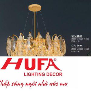 Đèn chùm pha lê Hufa Ø800*H220 + 350 - E14*16