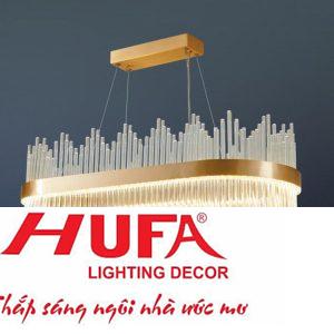 Đèn chùm pha lê Hufa Ø800*H350 + 350 - LED 42W - 3000K