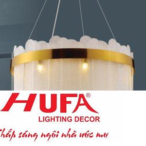 Đèn chùm pha lê Hufa Ø600*H250 + 350 - G9*8
