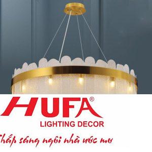 Đèn chùm pha lê Hufa Ø800*H250 + 350 - G9*12