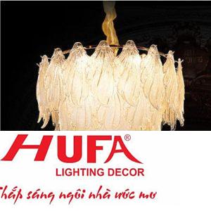 Đèn chùm pha lê Hufa Ø500*H380 + 500, E14*9
