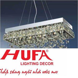 Đèn chùm pha lê L600*W280*H380, LED, 3 chế độ ánh sáng