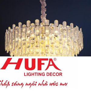 Đèn chùm pha lê Ø600*H450, E14*15