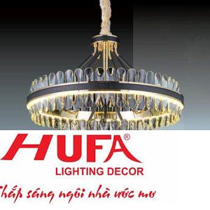 Đèn chùm pha lê Ø800+500*H450, LED 60W