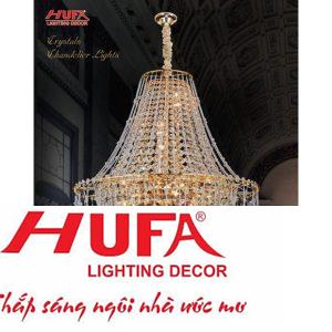 Đèn chùm Pha Lê Ø650*H900, E14*9, hạt pha lê K9