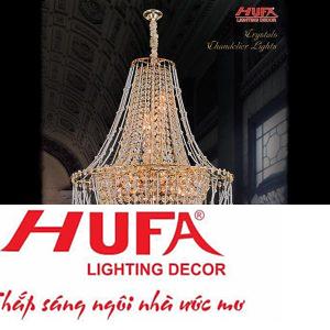 Đèn chùm Pha Lê Ø550*H700, E14*8, hạt pha lê K9