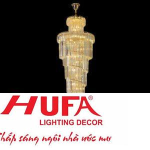 Đèn chùm Pha Lê Ø550*H1800, E14*18, 244 hạt