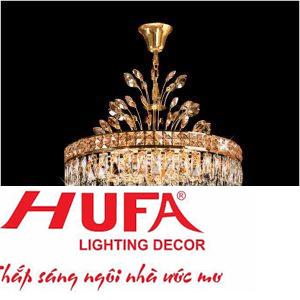 Đèn chùm pha lê Ø600*H650+300, E14*6 LED, 44 Hạt Dẹp, 67 Hạt