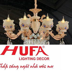 Đèn chùm nến Hufa Ø780*H580, E14*8