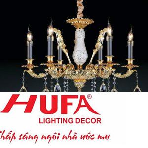 Đèn chùm nến Hufa Ø660*H430+400, E14*6
