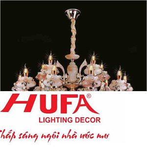 Đèn chùm nến Ø850*H850+400, E14*15-LED