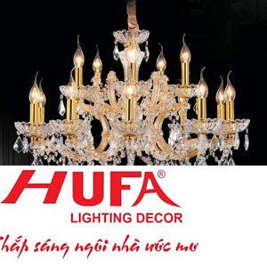 Đèn chùm nến Hufa Ø720*H550+400, E14*15