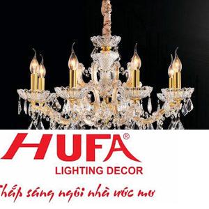 Đèn chùm nến Hufa Ø660*H460+400, E14*8