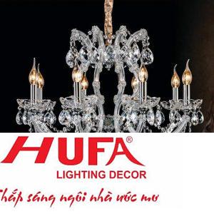 Đèn chùm nến Hufa Ø720*H580+400, E14*8