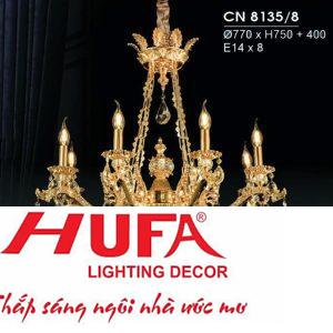 Đèn chùm nến Hufa Ø770*H750+400, E14*8
