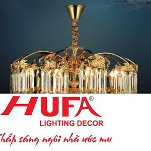 Đèn chùm nến Hufa Ø800*H650+400, E14*10