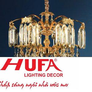Đèn chùm nến Hufa Ø600*H550+400, E14*6