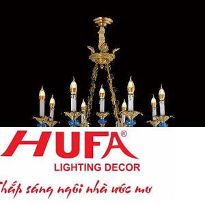 Đèn chùm nến Ø900*H880+400, E14*9