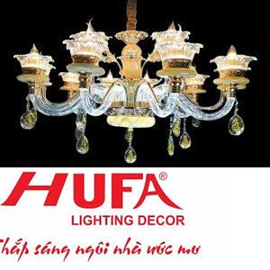 Đèn chùm nến Ø1000*H600+400, E14*15