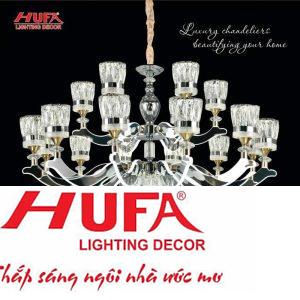 Đèn chùm Ý Hufa Ø1200*H640 - LED 300W, ánh sáng 3 chế độ