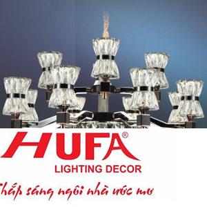 Đèn chùm Ý Hufa Ø950*H580 - LED 200W, ánh sáng 3 chế độ