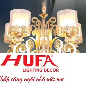 Đèn chùm Ý Hufa Ø580*H380 + 400 - LED 75W, ánh sáng vàng (4000K)