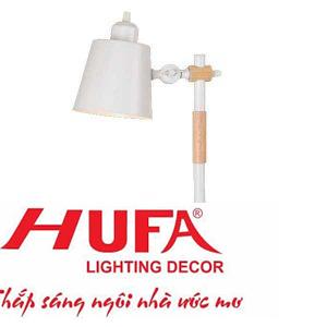 Đèn bàn Hufa Ø130*W200*H550, E27*1, Vỏ màu trắng