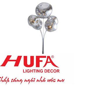 Đèn sàn Hufa Ø280*4 -Ø380*1*H1750, E27*5 - Acrylic + Hợp Kim