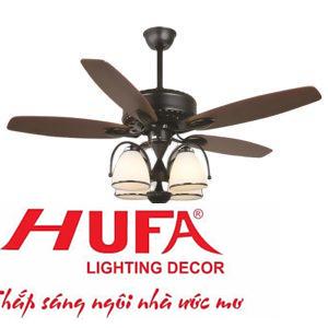 Đèn quạt Hufa Ø1300*H550, 5 cánh Quạt Gỗ, CS quạt 65W